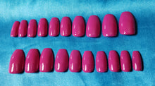 Load image into Gallery viewer, Bright Pink press on nails
